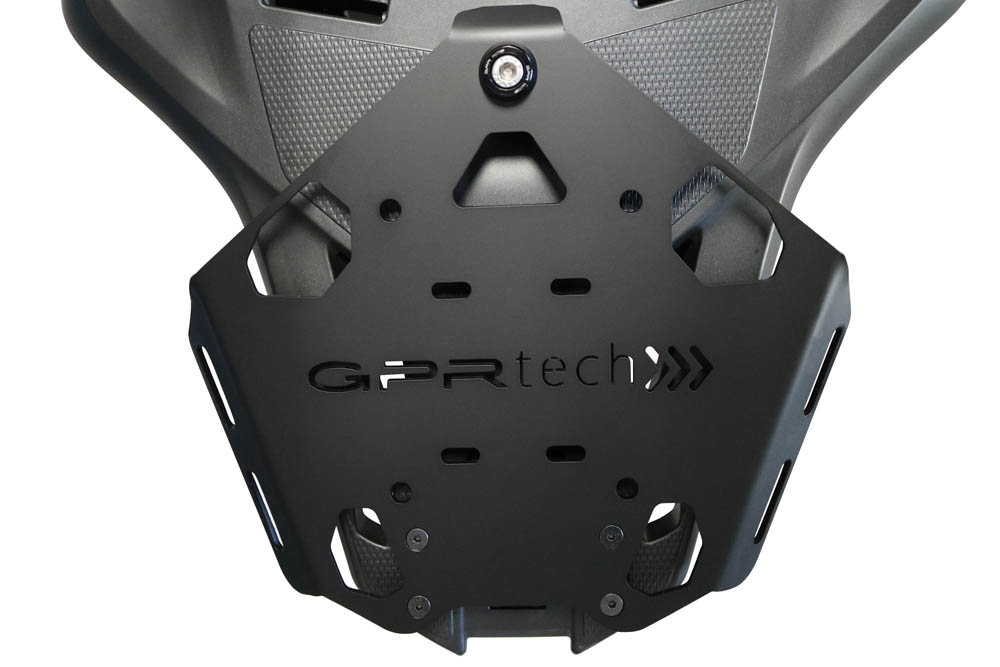 Placa de encaixe específica Top Case ALPITECH 35-45-55 LT GPR TECH compatível com Honda SH 125I 2017/2024