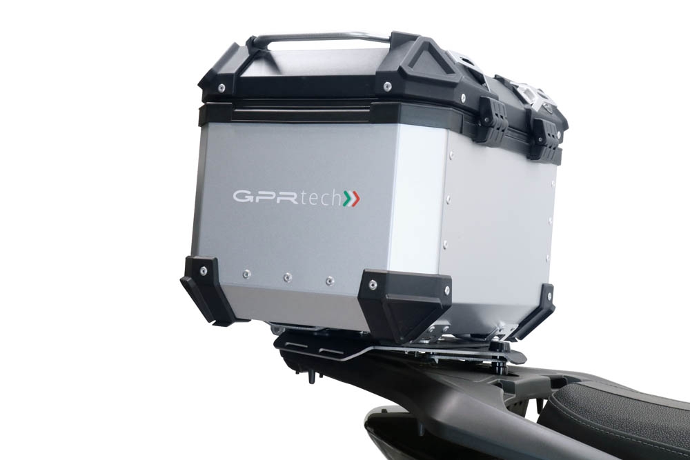 Placa de encaixe específica Top Case ALPITECH 35-45-55 LT GPR TECH compatível com Honda SH 125I 2017/2024
