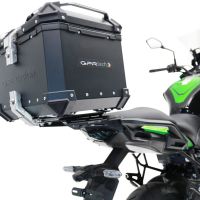 Top case em alumínio, cor preta com placa específica incluída GPR TECH compatível com Kawasaki Versys 650 2015/2016 e3