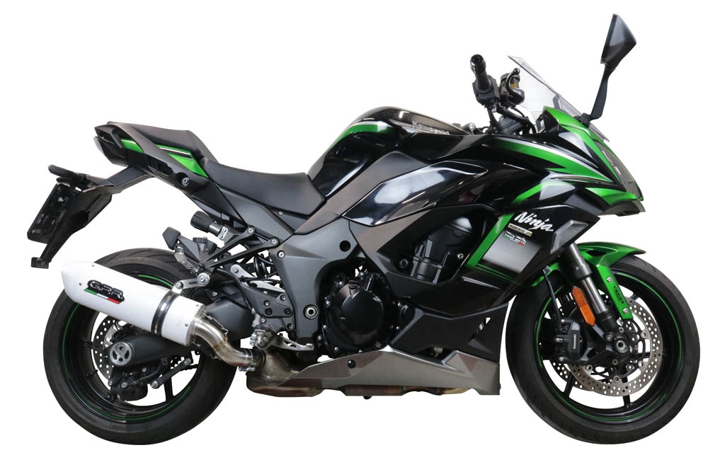 Escape compatível com Kawasaki Ninja 1000 Sx 2020-2020, Albus Evo4, Escape legal, homologado, silenciador com db killer removível e tubo de ligação específico 
