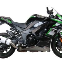 Escape compatível com Kawasaki Ninja 1000 Sx 2020-2020, Albus Evo4, Escape legal, homologado, silenciador com db killer removível e tubo de ligação específico 