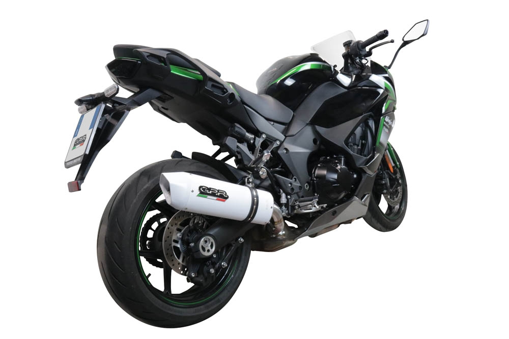 Escape compatível com Kawasaki Ninja 1000 Sx 2020-2020, Albus Evo4, Escape legal, homologado, silenciador com db killer removível e tubo de ligação específico 