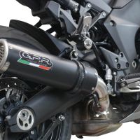 Escape compatível com Kawasaki Ninja 1000 Sx 2020-2020, M3 Black Titanium, Escape legal, homologado, silenciador com db killer removível e tubo de ligação específico 