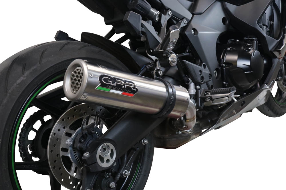 Escape compatível com Kawasaki Ninja 1000 Sx 2021-2024, M3 Inox , Sistema racing Silencioso com tubo de ligação 