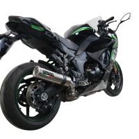 Escape compatível com Kawasaki Ninja 1000 Sx 2021-2024, M3 Inox , Sistema racing Silencioso com tubo de ligação 