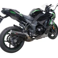 Escape compatível com Kawasaki Ninja 1000 Sx 2021-2024, M3 Poppy , Sistema racing Silencioso com tubo de ligação 