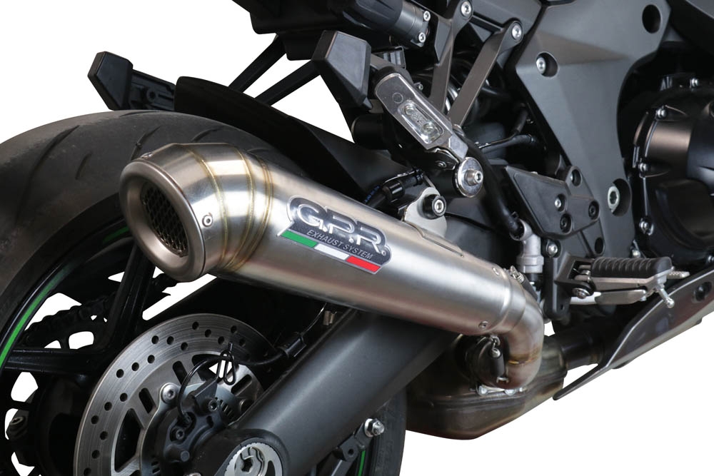 Escape compatível com Kawasaki Ninja 1000 Sx 2021-2024, Powercone Evo, Escape legal, homologado, silenciador com db killer removível e tubo de ligação específico 
