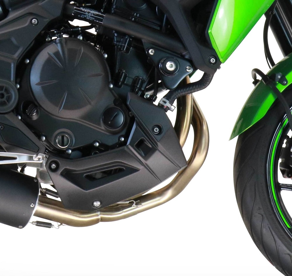 Escape compatível com Kawasaki Versys 650 2021-2022, Albus Evo4, Sistema homologado com catalisador linha completa, silencioso mais coletor 