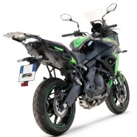 Escape compatível com Kawasaki Versys 650 2017-2020, Deeptone Inox, Escape racing linha completa, silencioso mais coletor com dbkiller, não homologado 