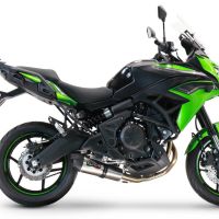GPR escape compatível com  Kawasaki Versys 650 2021-2022, New Grand Prix Evo Titanium, Escape racing linha completa, silencioso mais coletor com dbkiller, não homologado  