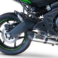 GPR escape compatível com  Kawasaki Versys 650 2021-2022, New Grand Prix Evo Titanium, Escape racing linha completa, silencioso mais coletor com dbkiller, não homologado  