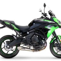 Escape compatível com Kawasaki Versys 650 2021-2022, Powercone Evo, Escape racing linha completa, silencioso mais coletor com dbkiller, não homologado 