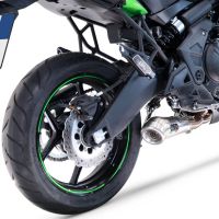Escape compatível com Kawasaki Versys 650 2021-2022, Powercone Evo, Escape racing linha completa, silencioso mais coletor com dbkiller, não homologado 