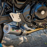 Escape compatível com Kawasaki Z 650 RS 2021-2023, M3 Inox , Silenciador homologado para ruído, com catalisador, linha completa 