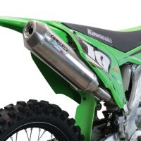 Escape compatível com Kawasaki KX 250 F 2009-2016, Pentacross Inox, Escape racing linha completa, silencioso mais coletor com dbkiller, não homologado 