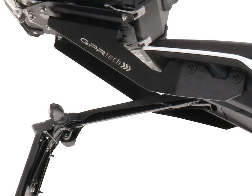 Placa de encaixe específica en titânio Top Case ALPITECH 35 LT porta-malas GPR TECH compatível com Ktm Duke 390 2021/2023 e5