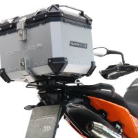 Top case em alumínio, cor prata com placa específica incluída Top case maletas GPR TECH compatível com Ktm Adventure 790 2021/2024 e5