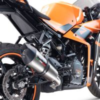 Escape compatível com Ktm Rc 390 2022-2024, M3 Inox , Escape legal, homologado, silenciador com db killer removível e tubo de ligação específico 