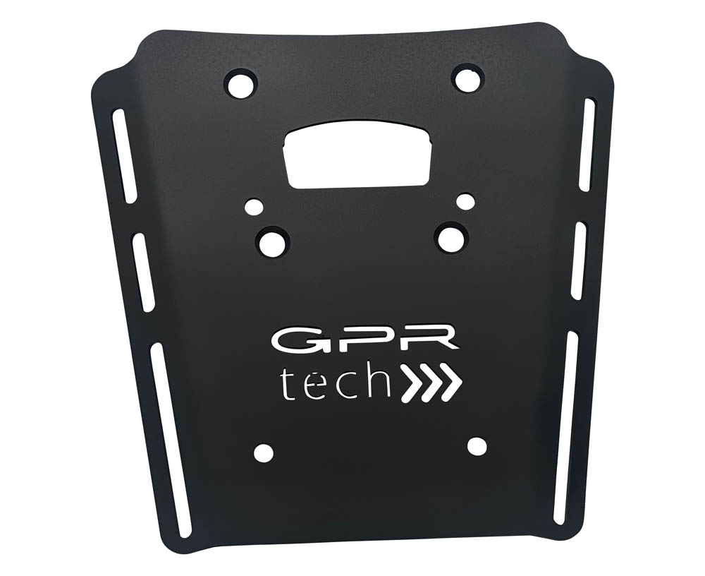 Placa de encaixe específica Top Case ALPITECH 35-45-55 LT GPR TECH compatível com Moto Morini X-CAPE 650 2021/2024 e5