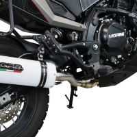 Escape compatível com Moto Morini X-CAPE 650 2021-2024, Albus Evo4, Escape homologado semi-completo com db killer removível e com catalisador 