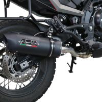 Escape compatível com Moto Morini X-CAPE 650 2021-2024, Furore Evo4 Nero, Escape homologado semi-completo com db killer removível e com catalisador 