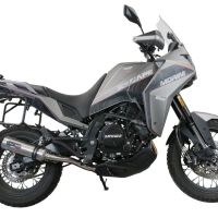 GPR escape compatível com  Moto Morini X-CAPE 650 2021-2024, M3 Inox , Escape homologado semi-completo com db killer removível e com catalisador 