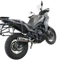 GPR escape compatível com  Moto Morini X-CAPE 650 2021-2024, M3 Inox , Escape homologado semi-completo com db killer removível e com catalisador 