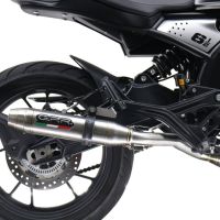 Escape compatível com Moto Morini Seiemmezzo Scr 2022-2024, Deeptone Inox, Escape homologado semi-completo com db killer removível e com catalisador 
