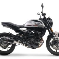 Escape compatível com Moto Morini Seiemmezzo Scr 2022-2024, Furore Evo4 Nero, Escape homologado semi-completo com db killer removível e com catalisador 