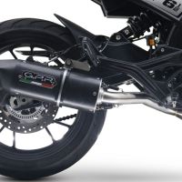 Escape compatível com Moto Morini Seiemmezzo Scr 2022-2024, Furore Evo4 Nero, Escape homologado semi-completo com db killer removível e com catalisador 
