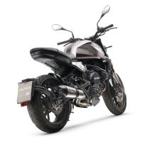 GPR escape compatível com  Moto Morini Seiemmezzo Scr 2022-2024, New Grand Prix Evo Titanium, Escape homologado semi-completo com db killer removível e com catalisador 
