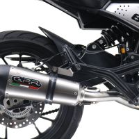 GPR escape compatível com  Moto Morini Seiemmezzo Scr 2022-2024, New Grand Prix Evo Titanium, Escape homologado semi-completo com db killer removível e com catalisador 