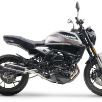 Escape compatível com Moto Morini Seiemmezzo Str 2022-2024, M3 Poppy , Escape homologado semi-completo com db killer removível e com catalisador 