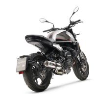 GPR escape compatível com  Moto Morini Seiemmezzo Scr 2022-2024, M3 Inox , Escape homologado semi-completo com db killer removível e com catalisador 