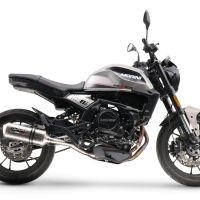 GPR escape compatível com  Moto Morini Seiemmezzo Str 2022-2024, Satinox , Escape homologado semi-completo com db killer removível e com catalisador 