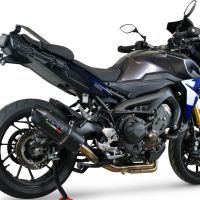 Escape compatível com Yamaha Mt-09 Tracer 900 2017-2020, Furore Evo4 Nero, Sistema homologado com catalisador linha completa, silencioso mais coletor 