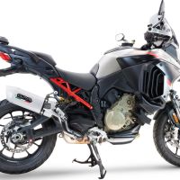Escape compatível com Ducati Multistrada V4 - S 2022-2024, Albus Evo4, Escape legal, homologado, silenciador com db killer removível e tubo de ligação específico 