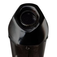 Escape compatível com Zontes M 125 2022-2024, Pentaroad Black, Sistema homologado com catalisador linha completa, silencioso mais coletor 