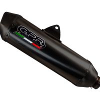 Escape compatível com Zontes M 125 2022-2024, Pentaroad Black, Sistema homologado com catalisador linha completa, silencioso mais coletor 