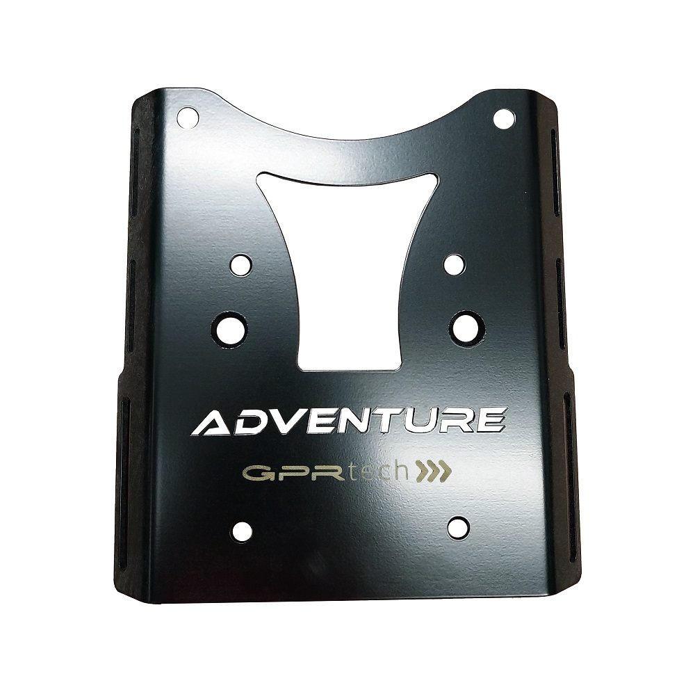 Placa de encaixe específica en titânio Top Case ALPITECH 35/55 LT GPR TECH compatível com Husqvarna Norden 901 2022/2024 e5