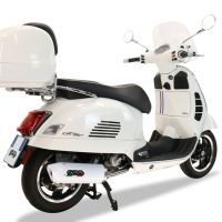 Escape compatível com Piaggio Vespa 125 Granturismo 2003-2007, Albus Ceramic, Escape racing linha completa, silencioso mais coletor com dbkiller, não homologado 