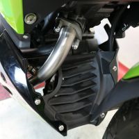 Escape compatível com Keeway Rkf 125 2021-2023, M3 Poppy , Sistema homologado com catalisador linha completa, silencioso mais coletor 