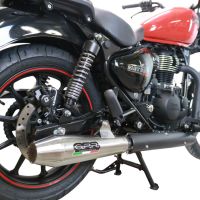 Escape compatível com Royal Enfield Meteor 350 2021-2023, Ultracone, Sistema racing Silencioso com tubo de ligação 