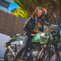 Escape compatível com Royal Enfield Himalayan 410 2021-2024, Deeptone Inox, Sistema racing Silencioso com tubo de ligação 