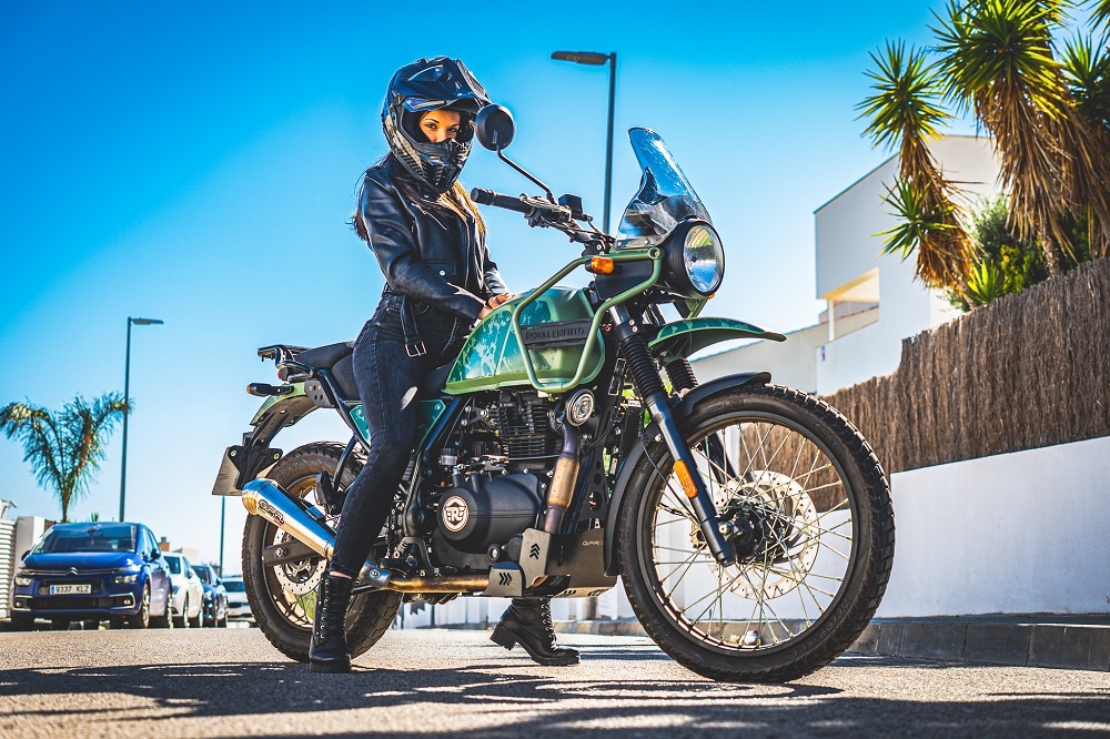 Escape compatível com Royal Enfield Himalayan 410 DIAM 42.5 2017-2020, Powercone Evo, Escape legal, homologado, silenciador com catalisador, db killer removível e tubo de ligação específico 
