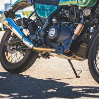 Escape compatível com Royal Enfield Himalayan 410 DIAM 42.5 2017-2020, Powercone Evo, Escape legal, homologado, silenciador com catalisador, db killer removível e tubo de ligação específico 