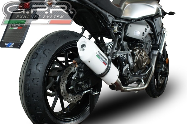Escape compatível com Yamaha Xsr 700 2017-2020, Albus Evo4, Sistema homologado com catalisador linha completa, silencioso mais coletor 