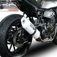 Escape compatível com Yamaha Xsr 700 2017-2020, Albus Evo4, Sistema homologado com catalisador linha completa, silencioso mais coletor 