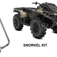 Escape compatível com Can Am Outlander 570 Max 2016-2017, Snorkel kit, Kit de extensão de snorkel para terminal GPR Pentacross 