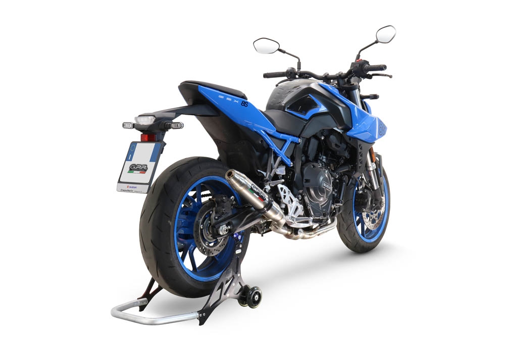 Escape compatível com Suzuki Gsx-8R 2022-2024, Deeptone Inox, Escape racing linha completa, silencioso mais coletor com dbkiller, não homologado 